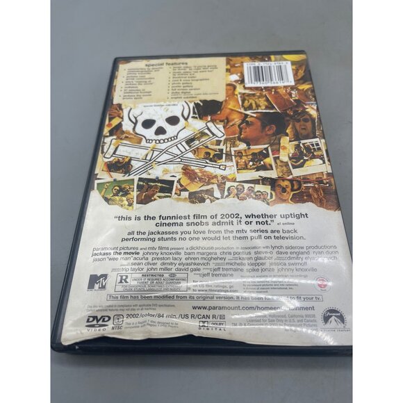 Jackass the movie DVD copyright 2003 Paramount Pictures Rated R English READ - Picture 2 of 3